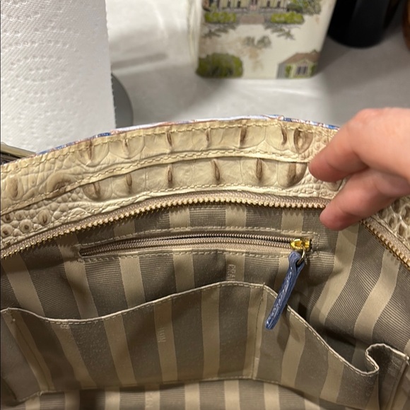 Brahmin Duxbury Satchel - Washed Indigo Ipanema - FLAWLESS Like New Condition - Picture 12 of 12